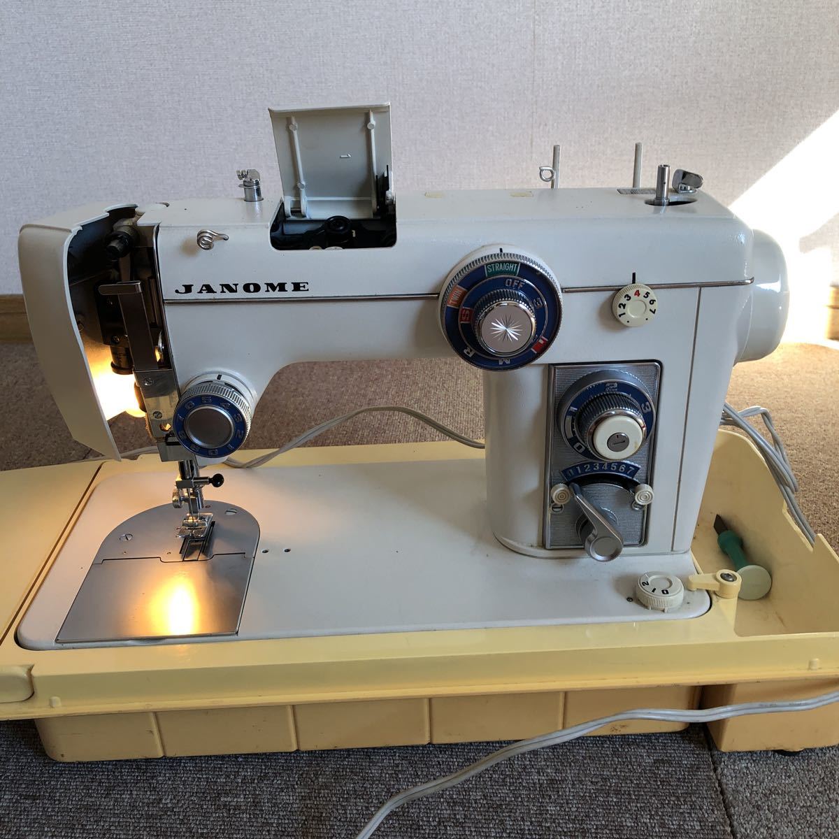 ジャノメ ミシン 0 JANOME MODEL レトロ Yahoo!オークション トピア 