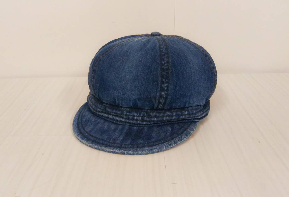 RRL RALPH LAUREN ダブルアールエル ラルフローレン Denim Newsboy Cap