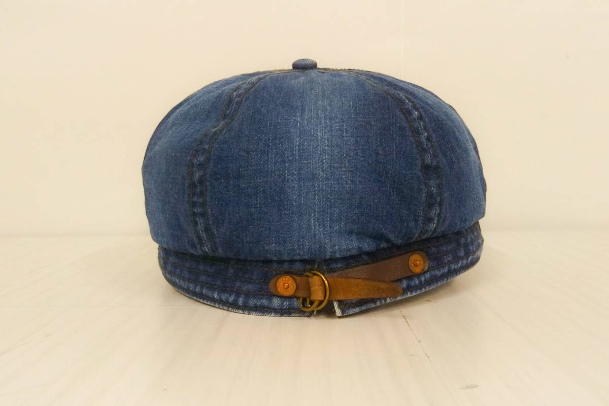 RRL RALPH LAUREN ダブルアールエル ラルフローレン Denim Newsboy Cap