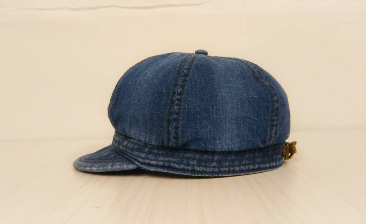 RRL RALPH LAUREN ダブルアールエル ラルフローレン Denim Newsboy Cap