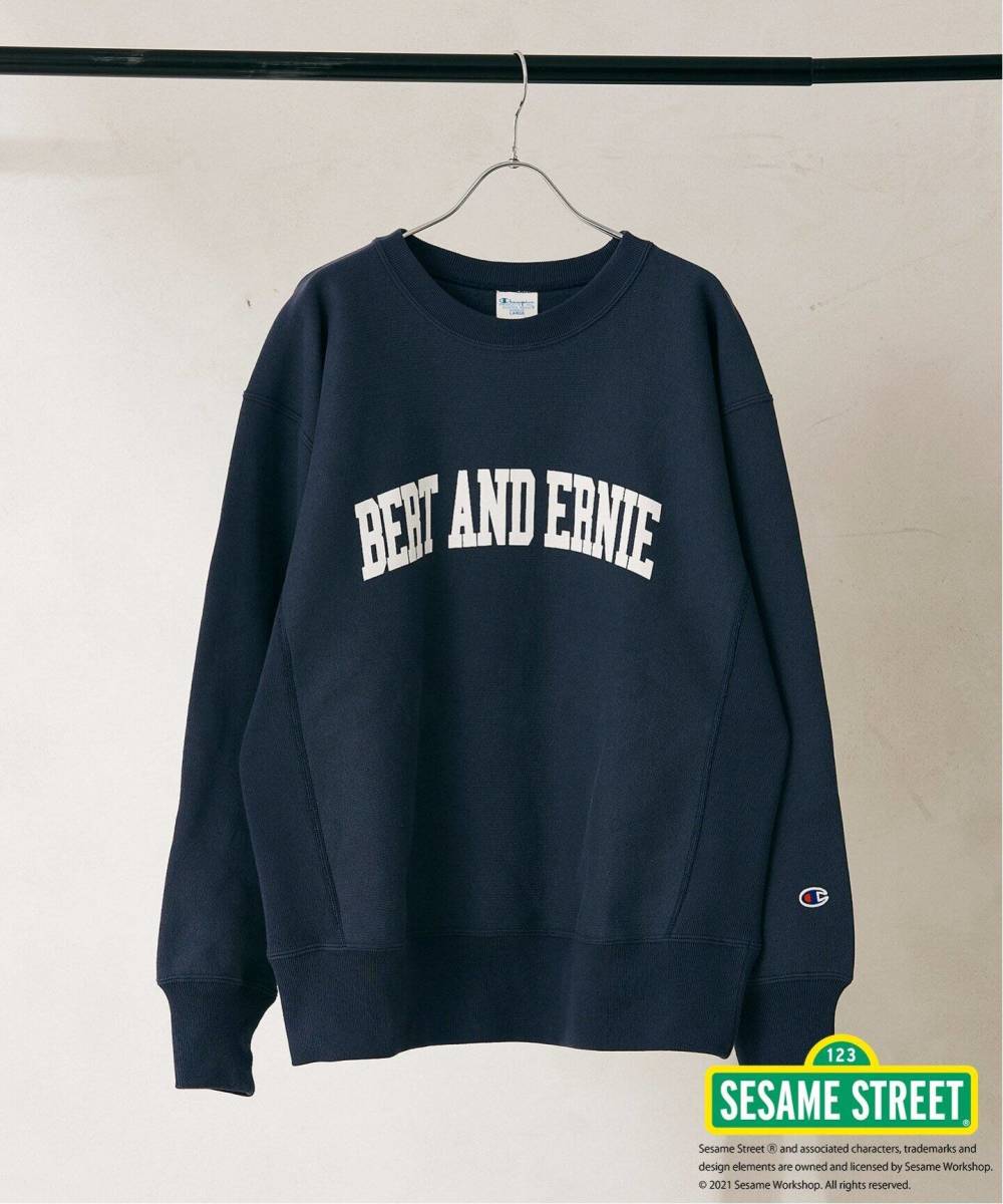☆【CHAMPION×セサミストリート RWクルーネックスウェットB&E ☆【CHAMPION×セサミストリート RWクルーネックスウェットB&E