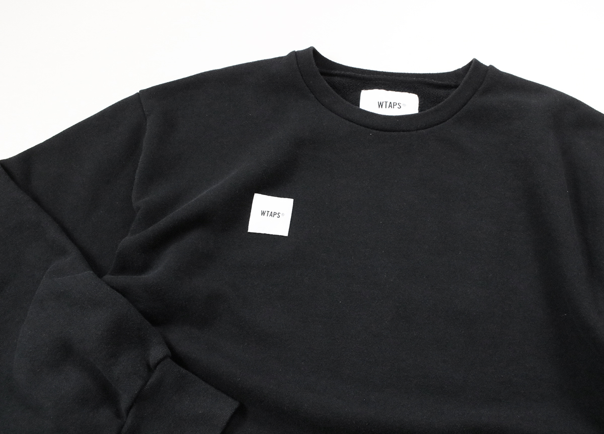 WTAPS ◇20SS HOME BASE CREW NECK SWEATSHIRT スウェットシャツ 黒 2 