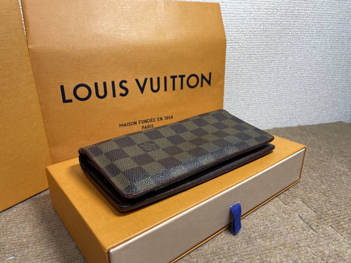 定価7万円前後！ ルイヴィトン ダミエ ポルトフォイユ・ブラザ 長財布 