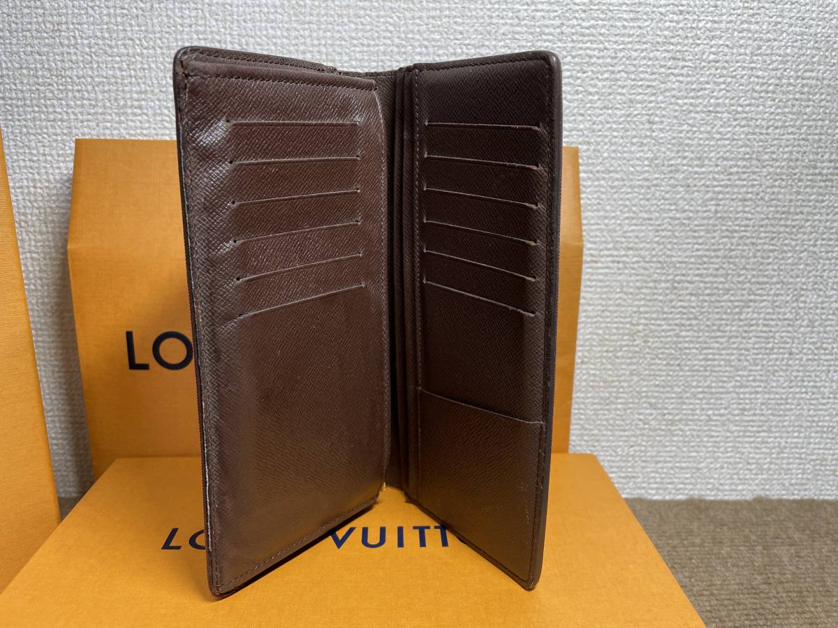 定価7万円前後！ ルイヴィトン ダミエ ポルトフォイユ・ブラザ 長財布 