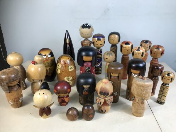 ○伝統こけし 輝雄作 ！検：童子 少女コケシ 郷土玩具 横山輝雄こけし
