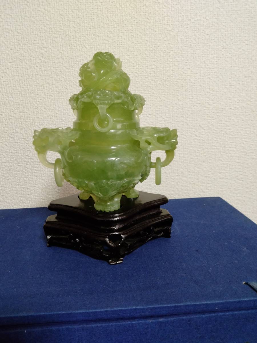 中国　香炉　翡翠　美しい陶磁器　古美術　骨董品　美術 中国美術 中国古玩 時代物 Kaysun General Trading LLC.