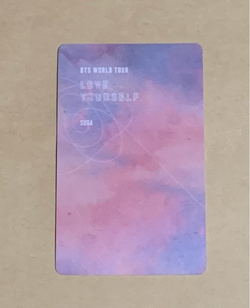 BTS WORLD TOUR LOVE YOURSELF SEOUL 公式 トレカ ユンギ SUGA ソウル