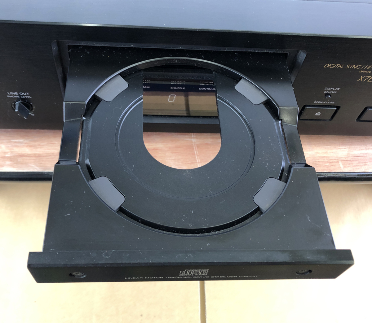 SONY CDP-X7ESD CDプレーヤー オーディオ 中古 Gold ☆ジャンク品☆CD