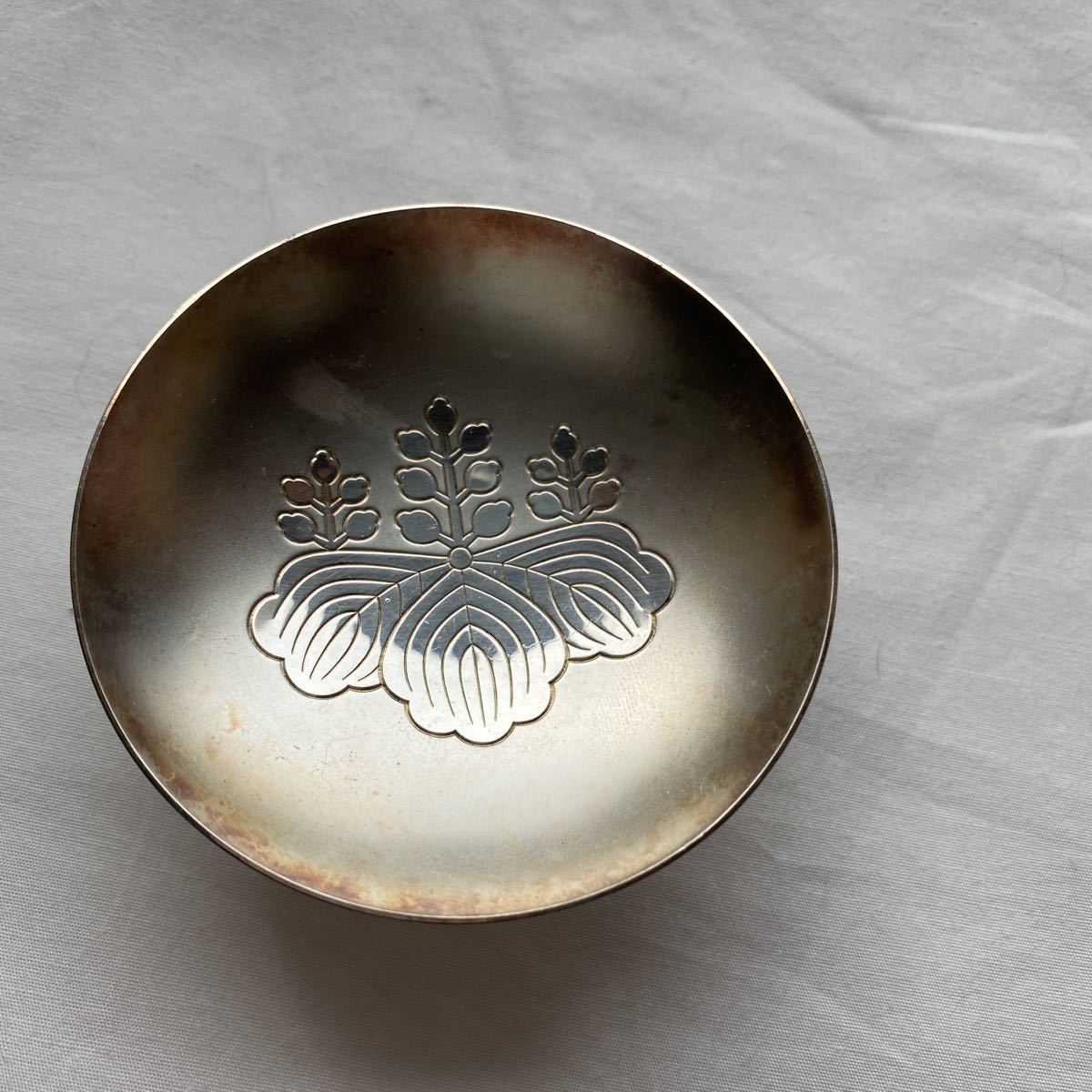 銀杯 SILVER 銀盃 45g 木箱入り 造幣局製 盃 酒器 消防庁 銀製品 消防