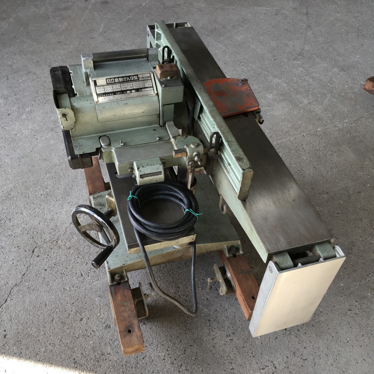 数量限定，品質保証 104 K 島根発 日立工機 HITACHI 自動かんな盤 F-505B カンナ(電動かんな)｜売買されたオークション情報、yahooの商品情報をアーカイブ公開 - オークファン 電動かんな