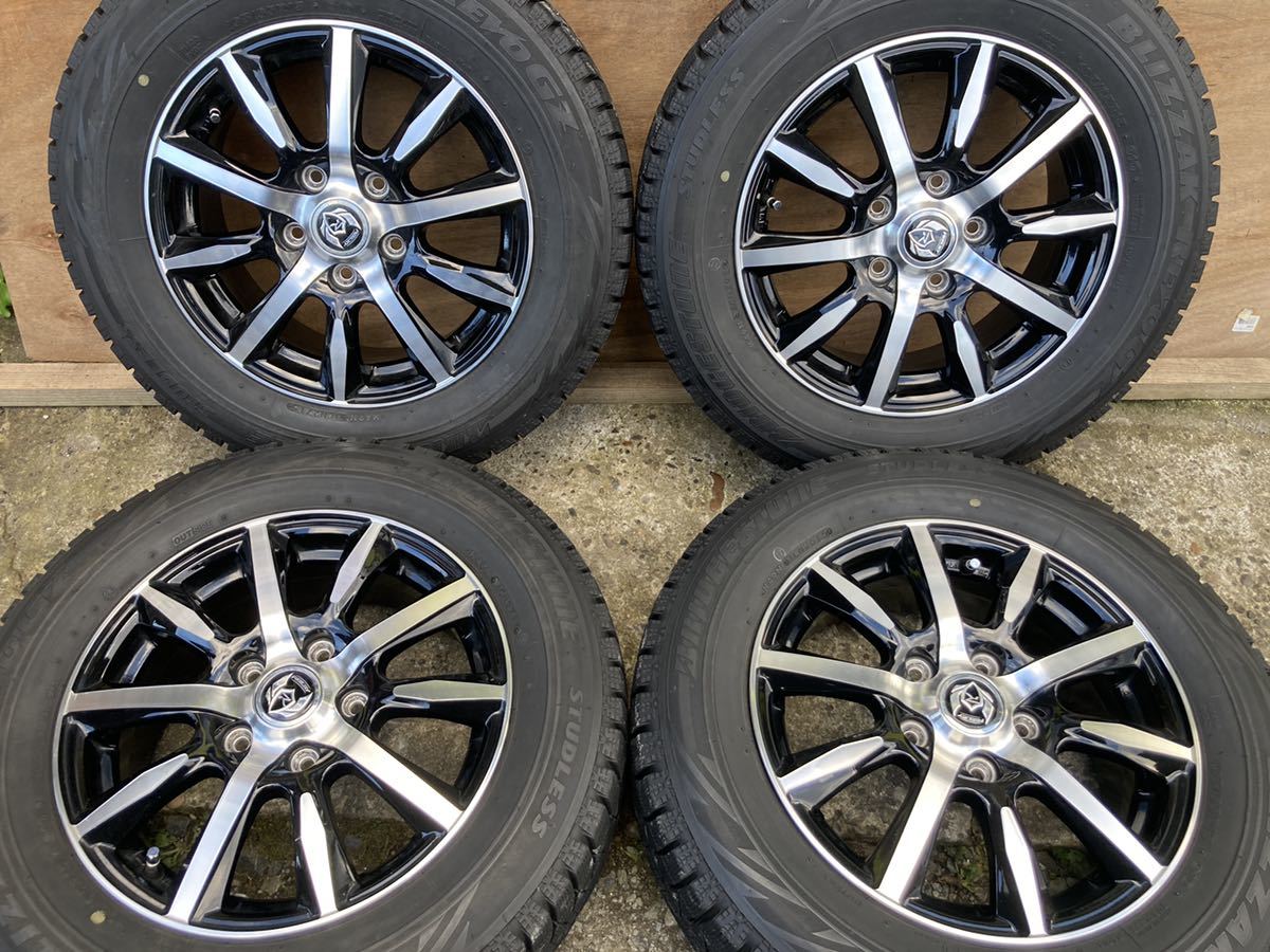美品 weds RiZLEY 15インチ 6J PCD114.3 5穴 ET53 ハブ径73 REVO GZ 