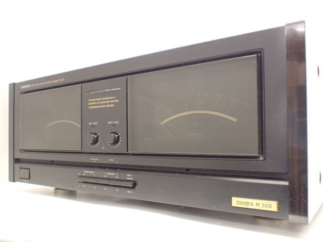 ONKYO オンキョー ステレオパワーアンプ Integra M-509 ∽ 69DDE-32