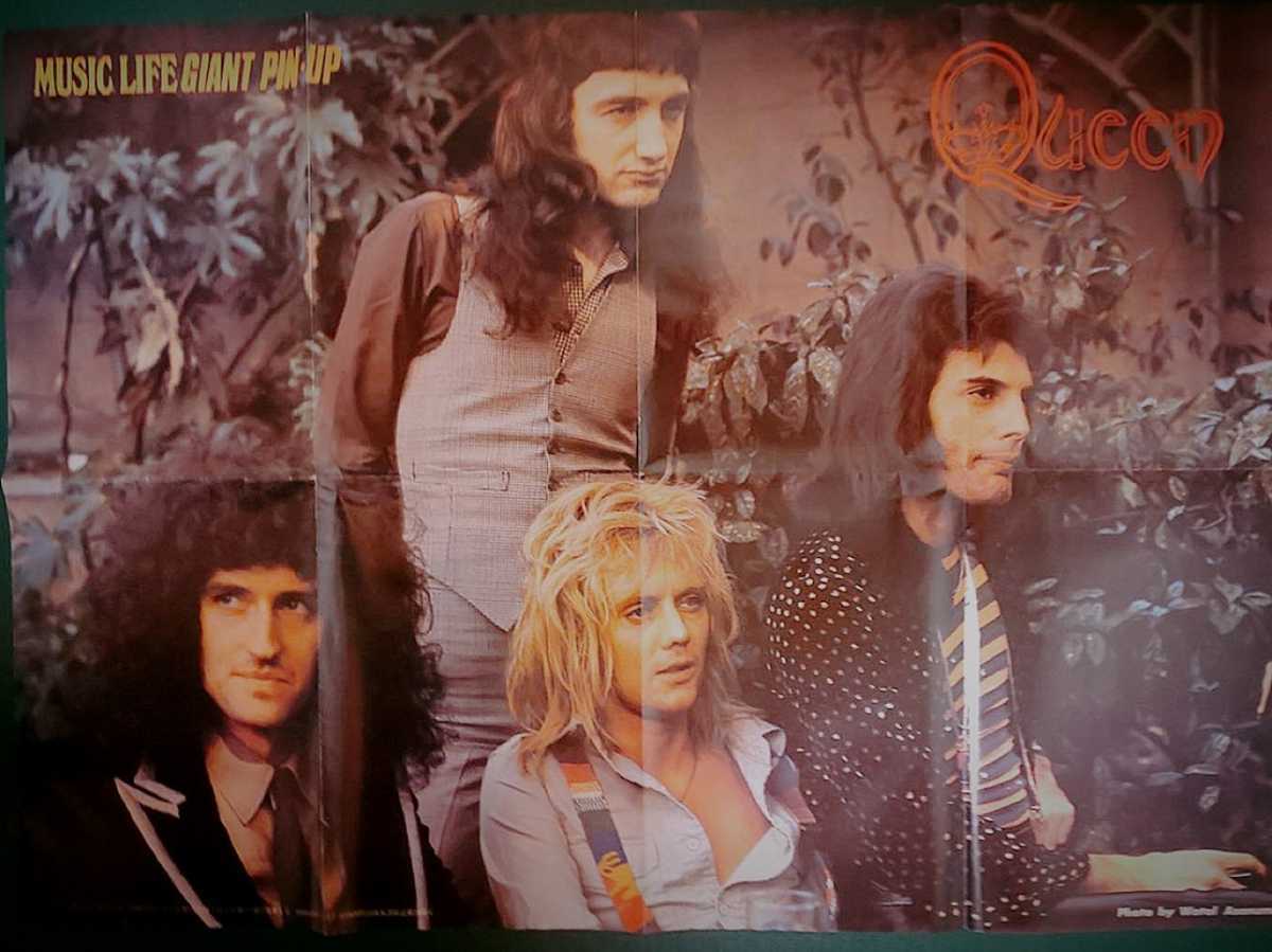 1977年当時物 QUEEN POSTER / JEFF BECK ポスター_1