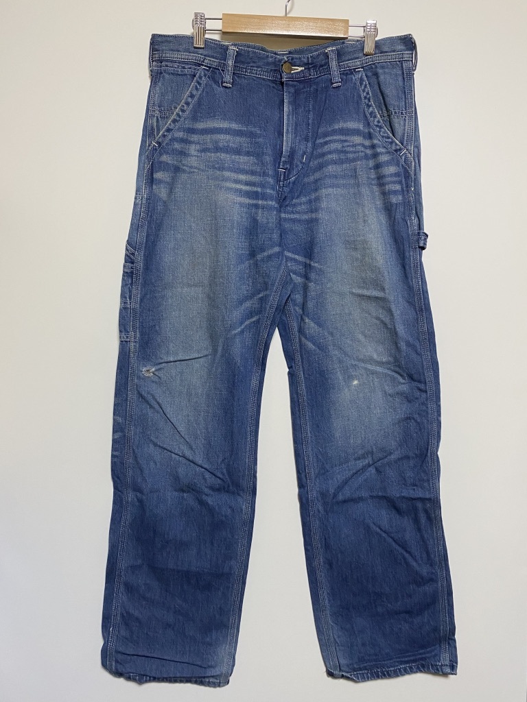 m*a様 Lee 40288 デニム ペインターパンツ インディゴ Mサイズ Lee 40288 デニム ペインターパンツ ストレート ジーンズ M インディゴ