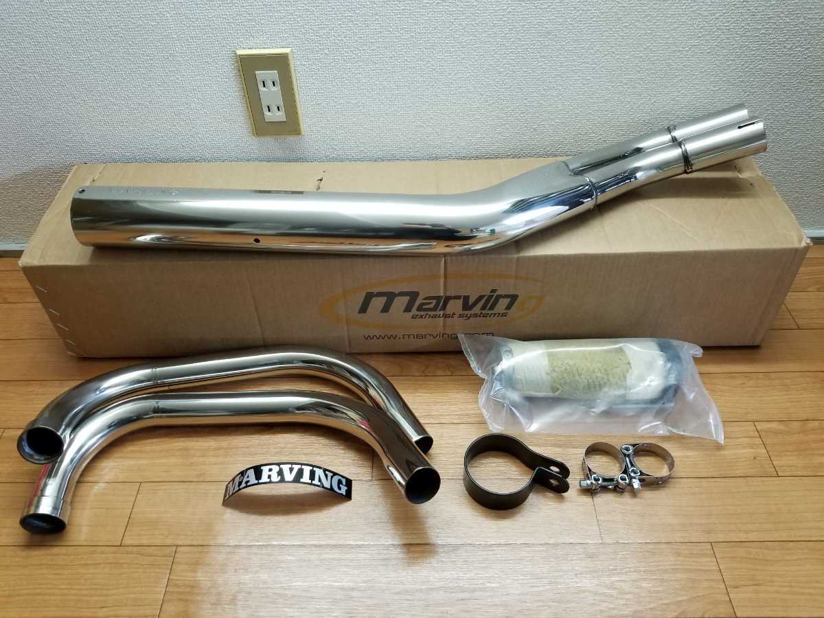 GS400 マービング ロング ステンレス 新品 激レア カフェレーサー