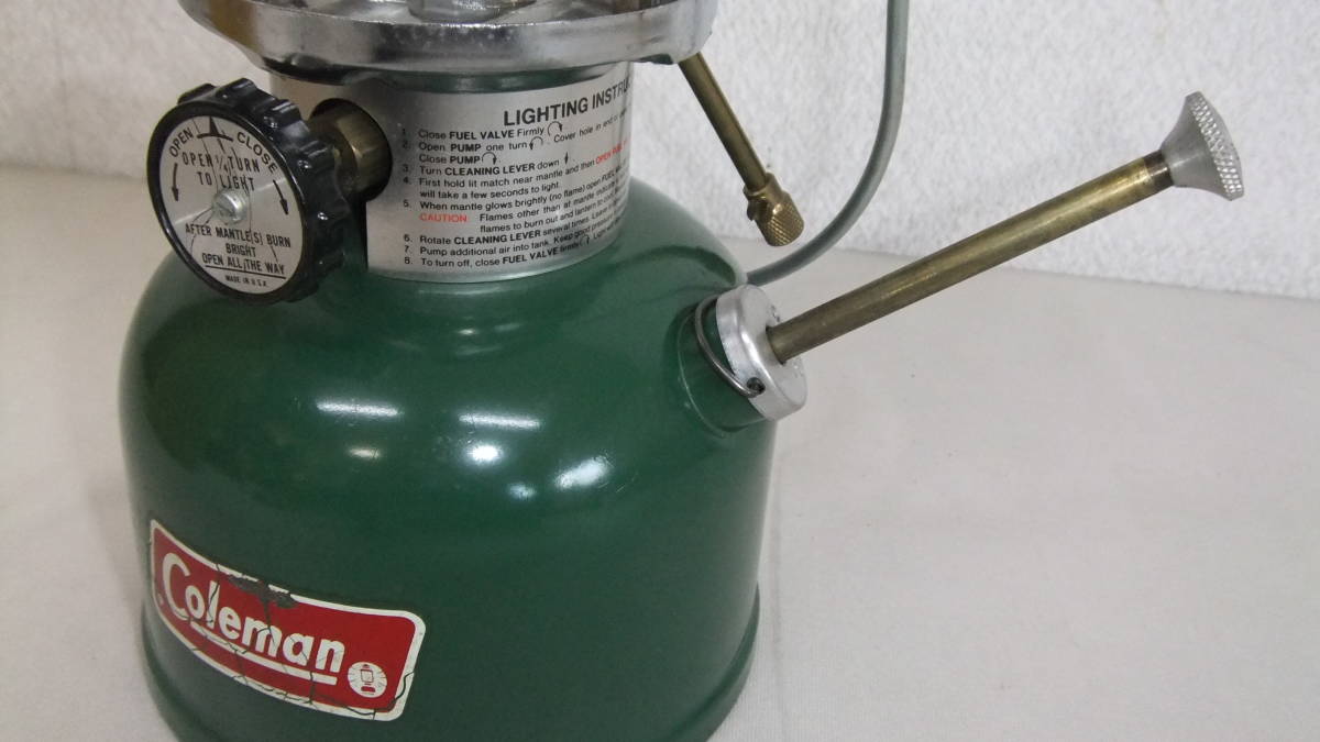 8）Coleman コールマン MODEL 200A 700 ランタン 82年4月製 ケース付き