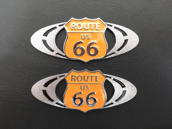 2枚 ルート66 エンブレム ハーレーダビットソン キャデラック フォード シール 車 Route66 バイク ジープ アメリカ オレンジ ハーレーダビッドソン 売買されたオークション情報 Yahooの商品情報をアーカイブ公開 オークファン Aucfan Com
