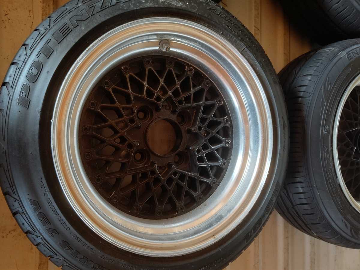 希少！深リム IMPULプロメッシュ Bタイプ？ 14x7.5J+11 14x8J+5 114.3 