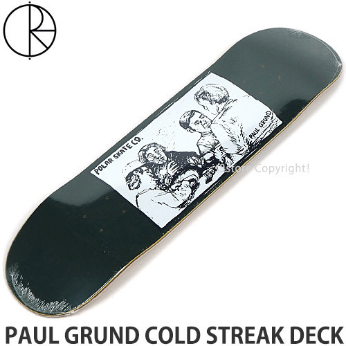 1円～ POLAR SKATE CO PAUL GRUND COLD STREAK DECK Dark Green 8.0 ポーラー ポール グランド コールド ストリーク デッキ [同梱不可]