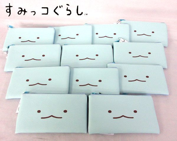 送料220円(税込)■qc524■すみっコぐらし フラットポーチ とかげ(Z20187) 12点【シンオク】