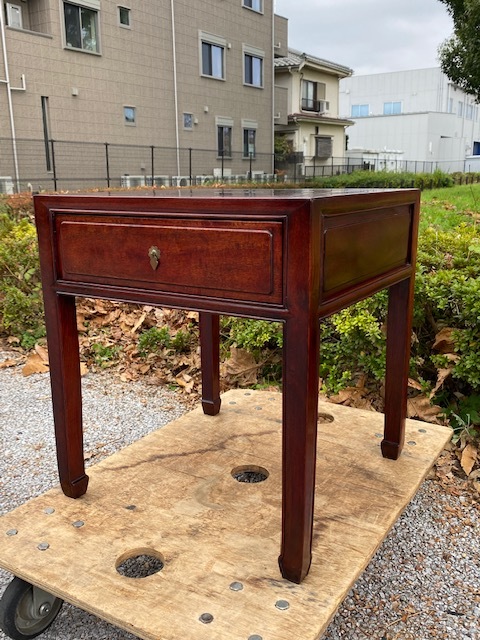 ◎大幅お値下げしました‼️唐木家具 サイドテーブル 花台 飾り台 