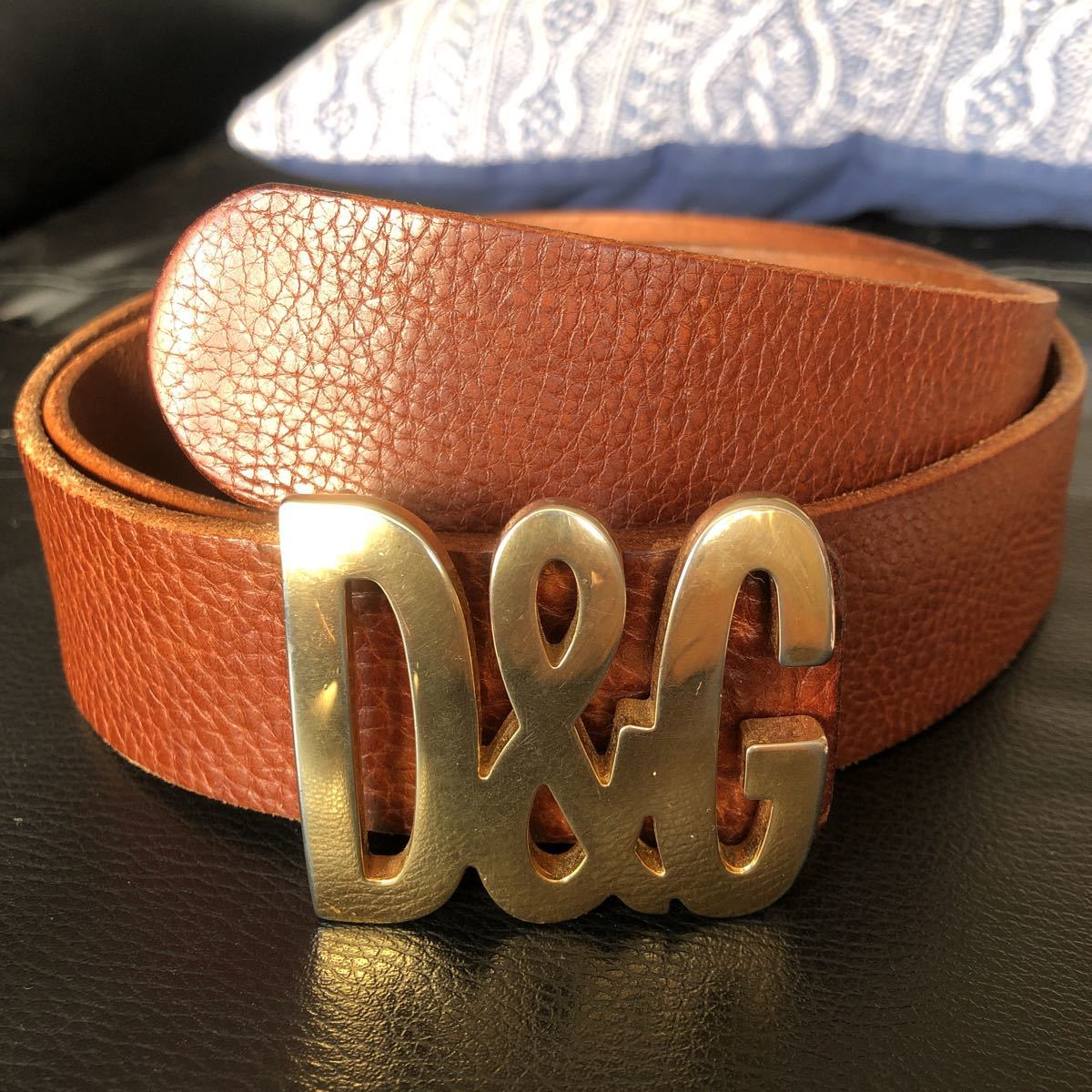 D&G DOLCE&GABBANA ドルチェ&ガッバーナ レザーベルト 