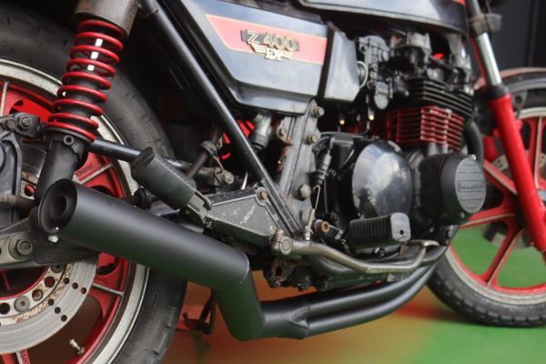 新品 Z400FX BEETタイプ 国産 手曲げ マフラー アルミフランジ