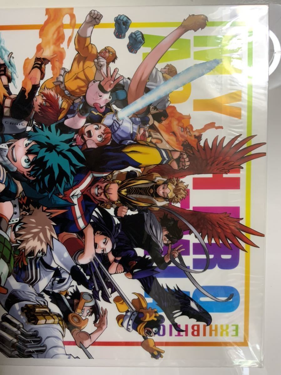 未使用 僕のヒーローアカデミア展／A3クリアポスター ヒロアカ展KV Ver  