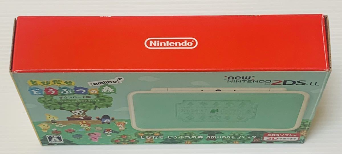 希少モデル 液晶美品 Newニンテンドー2DSLL とびだせ どうぶつの森  