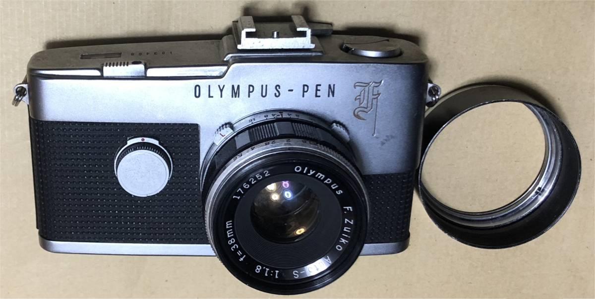 ジャンク扱い］オリンパス Olympus Pen-F Zuiko Auto s 38mm F1.8