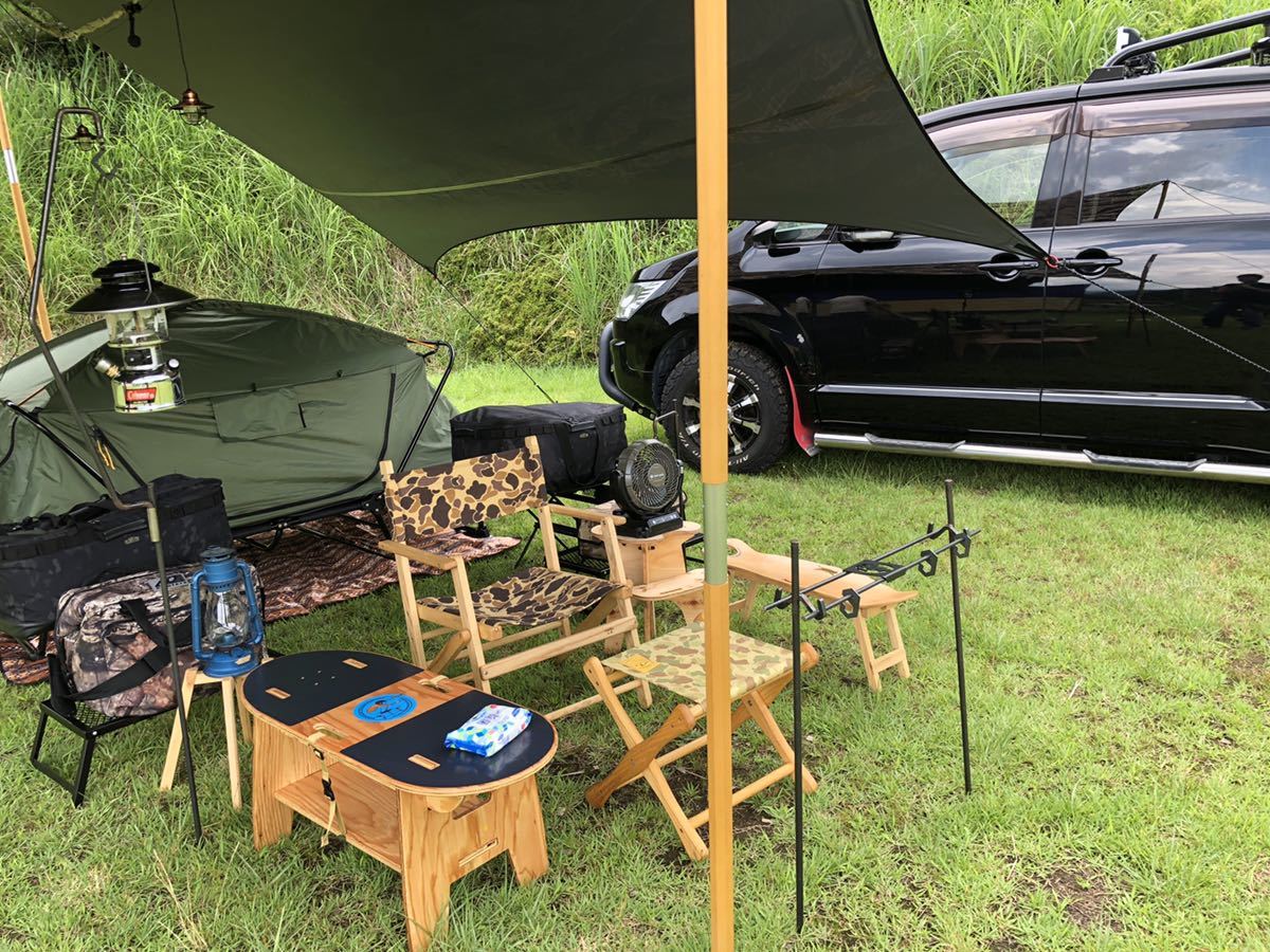 激レア！廃盤！製造中止！tivoli wood works ウッド タープポール 2本  