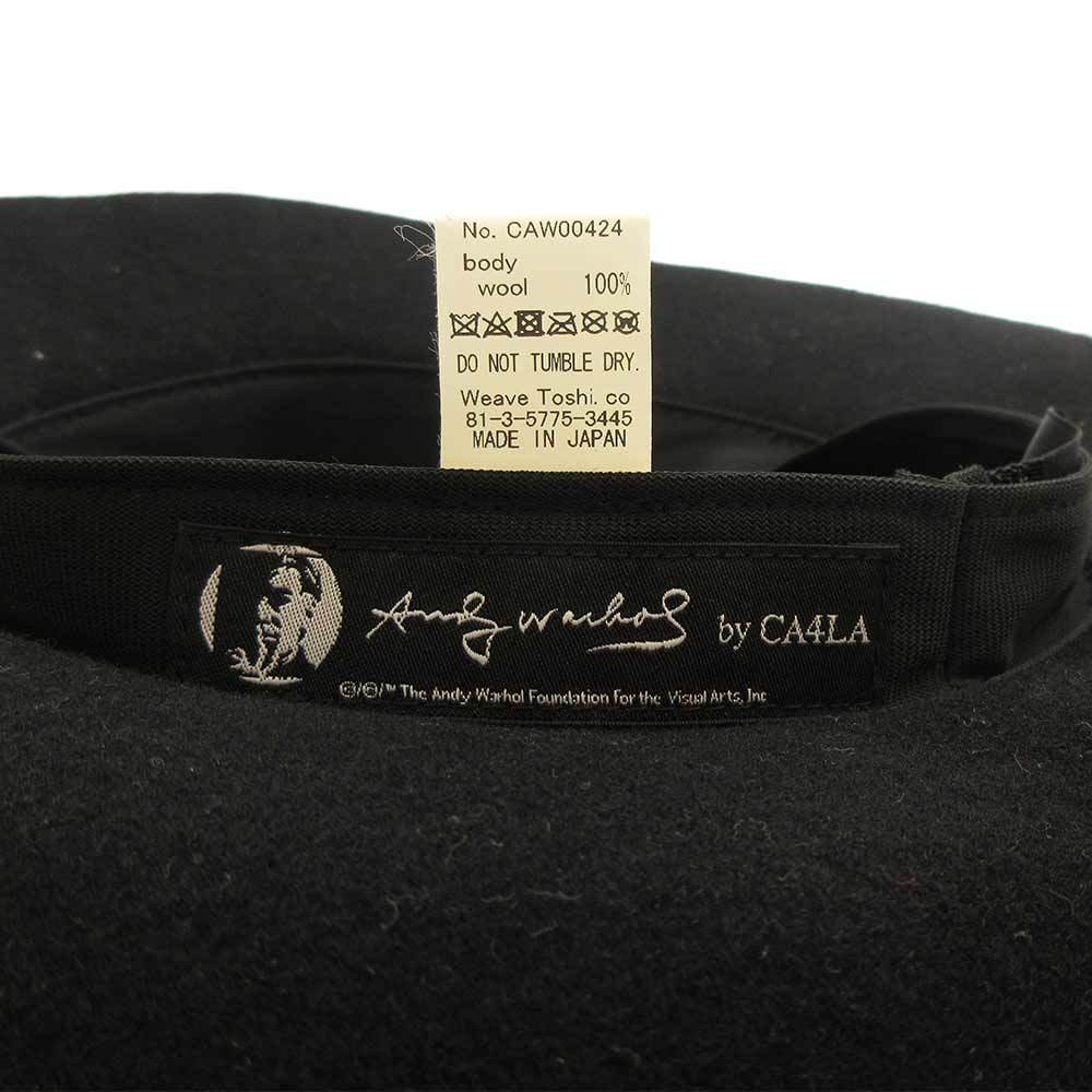 Ca4la カシラ Andy Warhol アンディウォーホル バナナ ウール中折れハット ブラック 男性用 売買されたオークション情報 Yahooの商品情報をアーカイブ公開 オークファン Aucfan Com