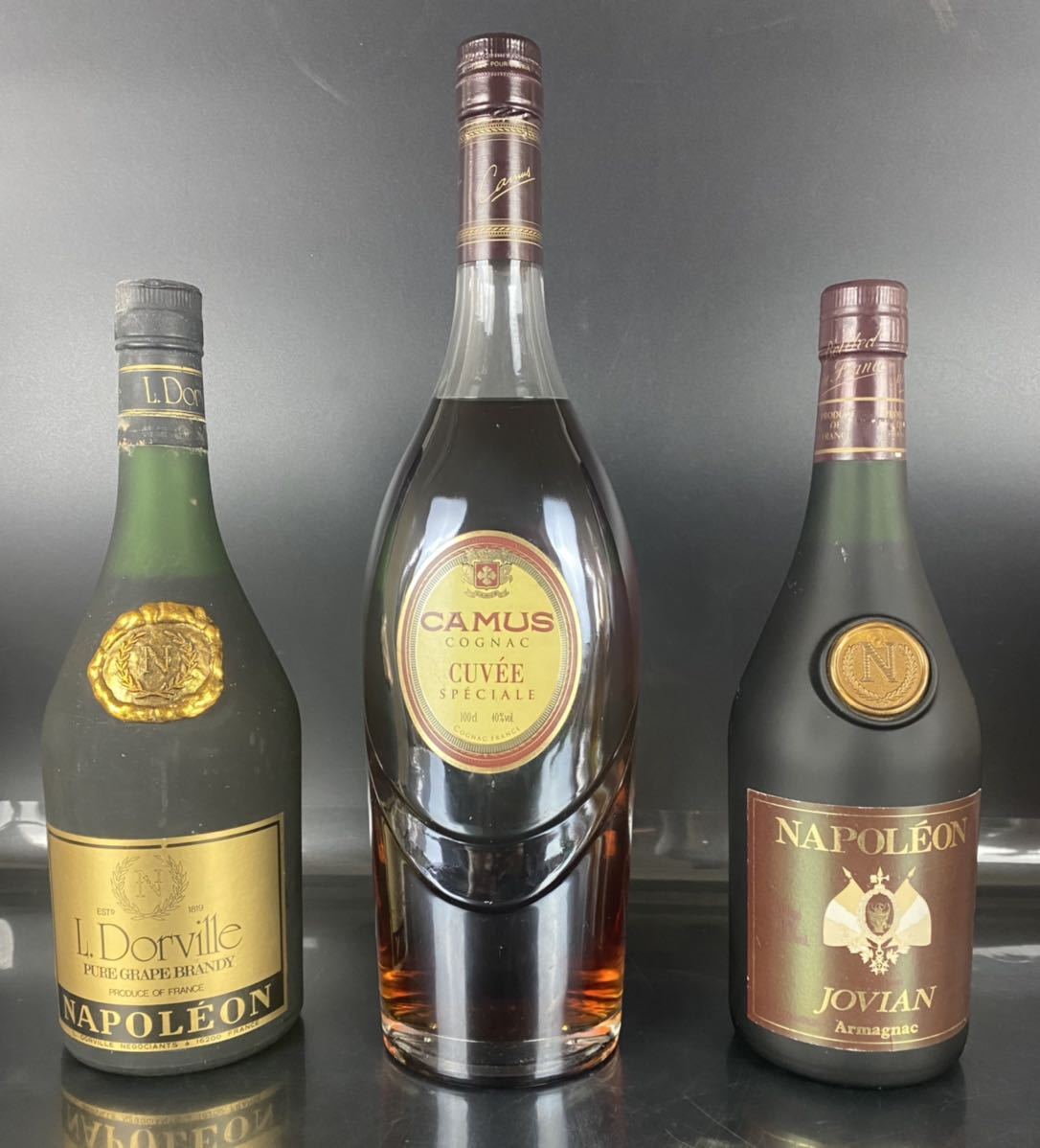 飲料・酒 フランス産ブランデー5本セット （特級2本含）XO、NAPOLEON