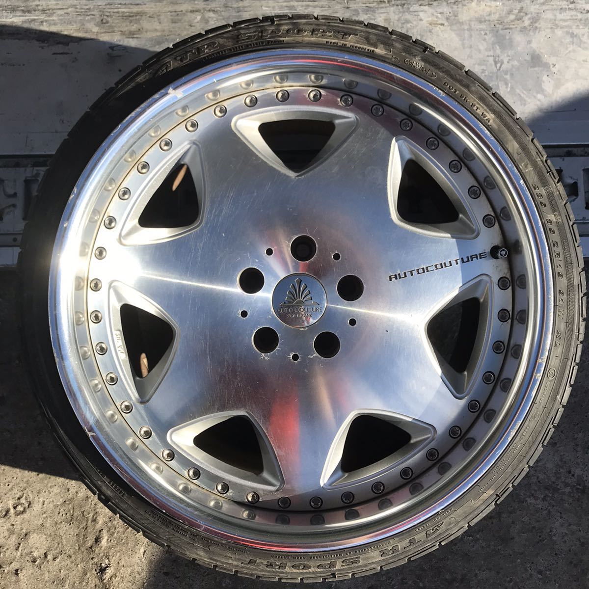 AUTO COUTURE オートクチュール タイヤ付きホイール 19×8.5J+38 235 