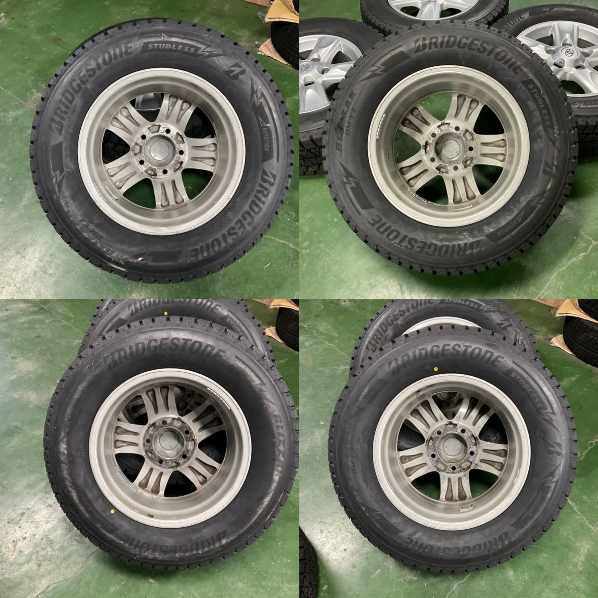 ランクル200 スタッドレスタイヤホイールセットBLIZZAK 18インチ トヨタ純正 200系ランクル LX570 18インチ スタッドレス タイヤ