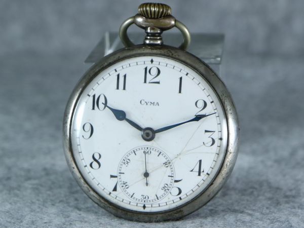 CYMA シーマ 0.900 刻印 銀製 銀無垢 アンティーク ビンテージ 