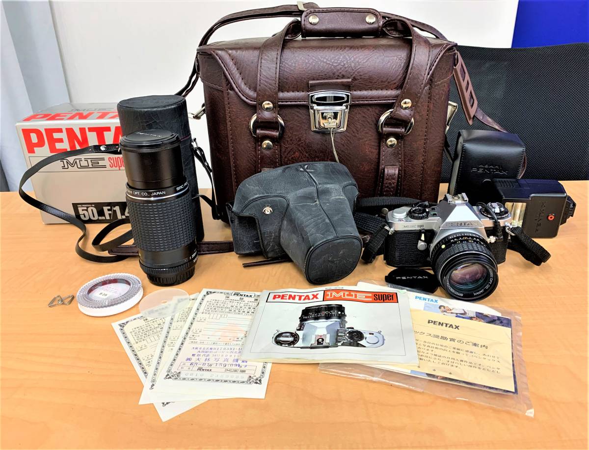  PENTAX ペンタックス 35mm フイルムカメラ ME SUPER 他色々セットにして... 〇動作未確認 〇自宅保管品(ペンタックス)｜売買されたオークション情報、yahooの商品情報をアーカイブ公開 - オークフ マニュアルフォーカス