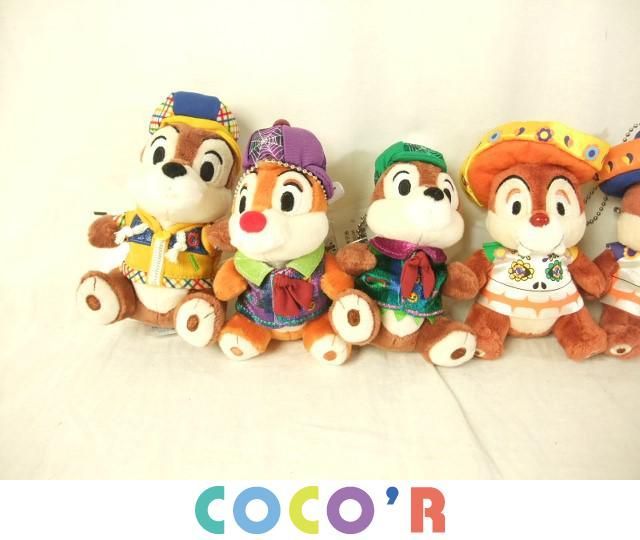 同梱可】優良品 ディズニー チップ&デール ぬいぐるみバッジ 35周年 