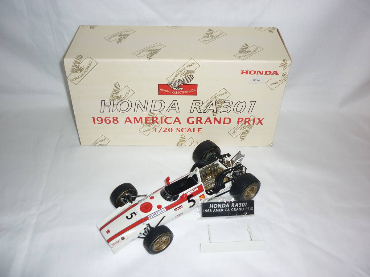 HONDA COLLECTION HALL 1/20 HONDA RA301 1968 AMERICA GRAND PRIX 
