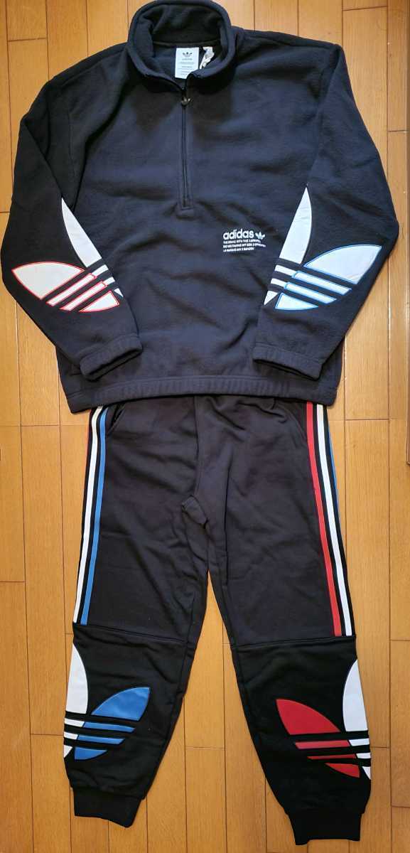 新品/未使用【アディダス トリコロール スウェット ジャージ/フリース 