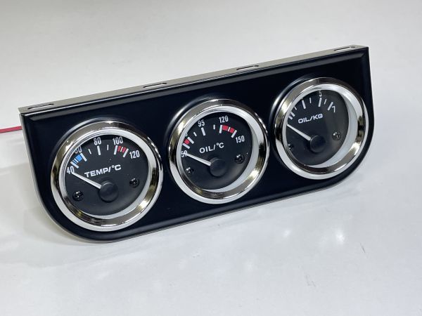  黒 x クローム 照明色選択可 ５２ｍｍ ３連 追加 メーターキット T5ウェッジ球仕様 ロータス クラシックMINI ジネッタ MG 英国車 旧車(追加メーター)｜売買されたオークション情報、yahooの商品 追加メーター