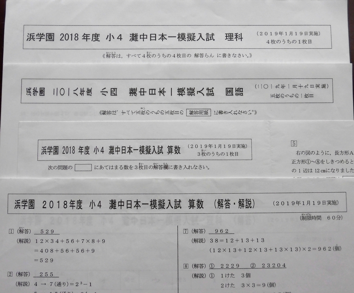 本 5回分 中3 駿台模試 2021年実施 3教科 解答解説集付