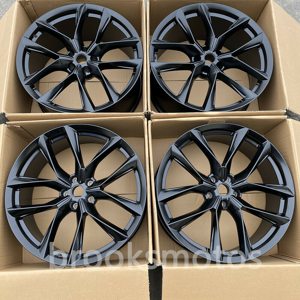 19インチ NEW　STYLE SATIN ブラック ホイールセット 2017+ テスラ モデル 3 19X8.5 　　-BRN-1069