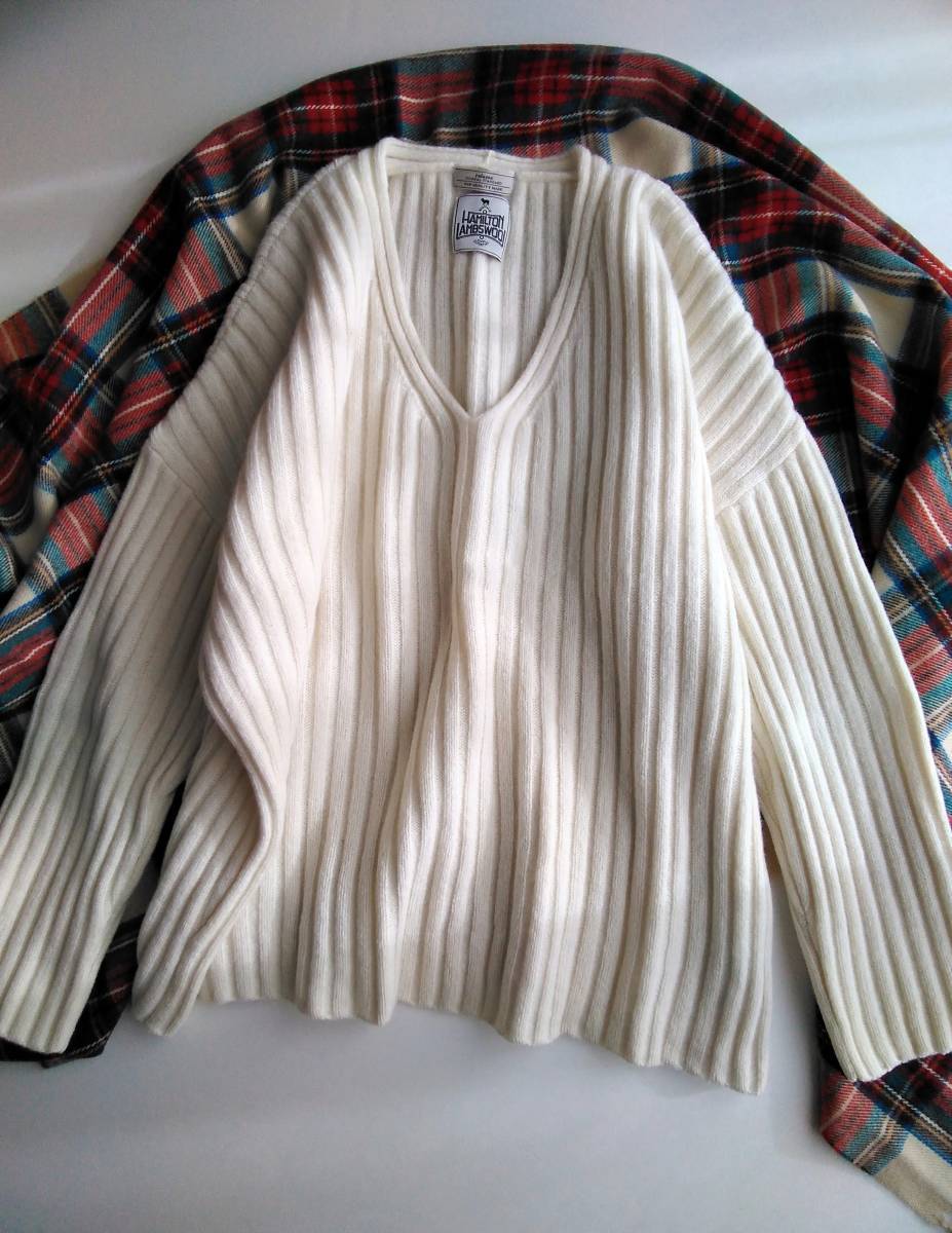 JOURNAL STANDARD relume☆ハミルトンラムズウール100畦編みVネック