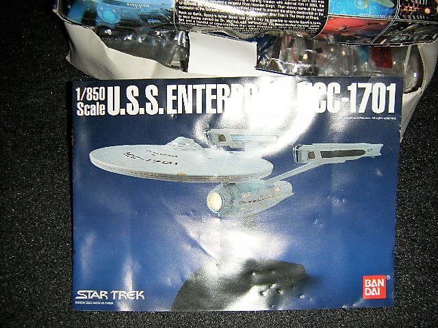 バンダイ スタートレック エンタープライズ NCC-1701 1/850塗装済 