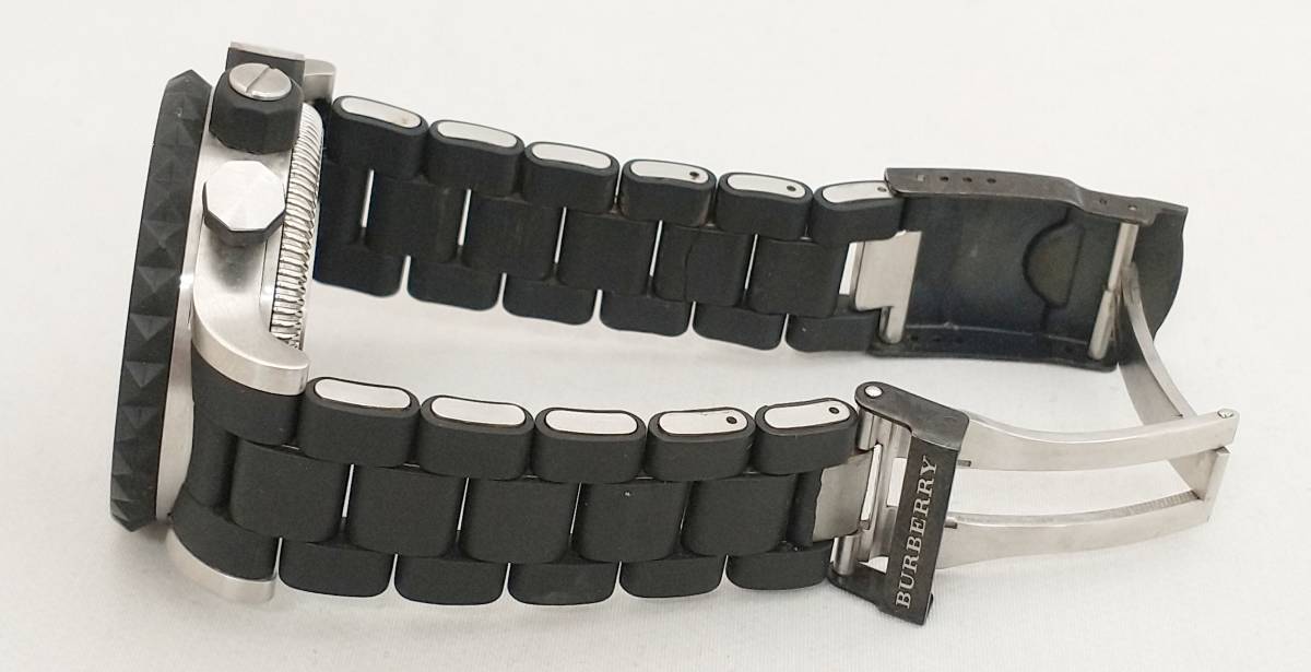 BURBERRY バーバリー BU7662 クロノグラフ クォーツ 腕時計 - ジャンク 