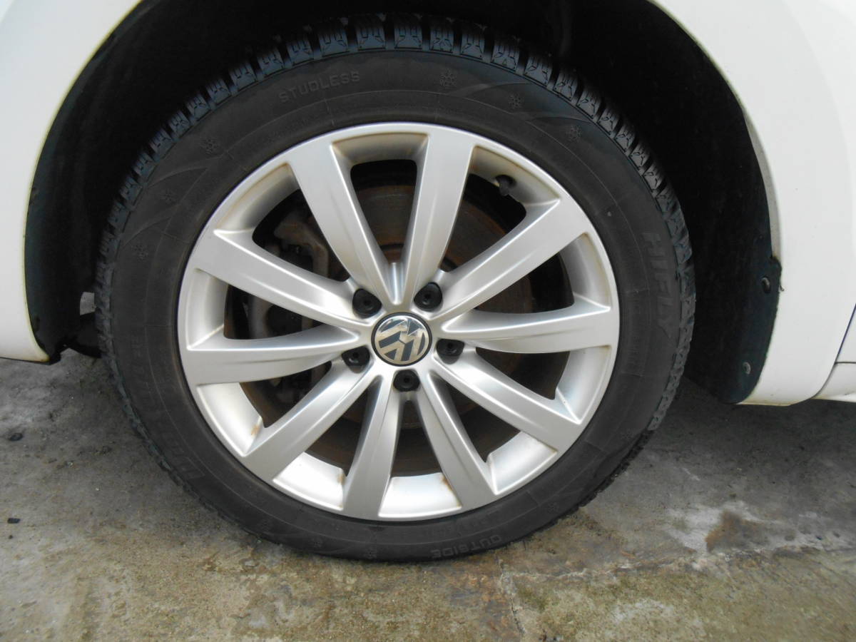 VW フォルクスワーゲン シャラン 純正アルミホイール 5穴 スタッドレス 