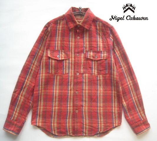 美品!!ナイジェルケーボン Nigel Cabourn*チェック柄リバーシブル 