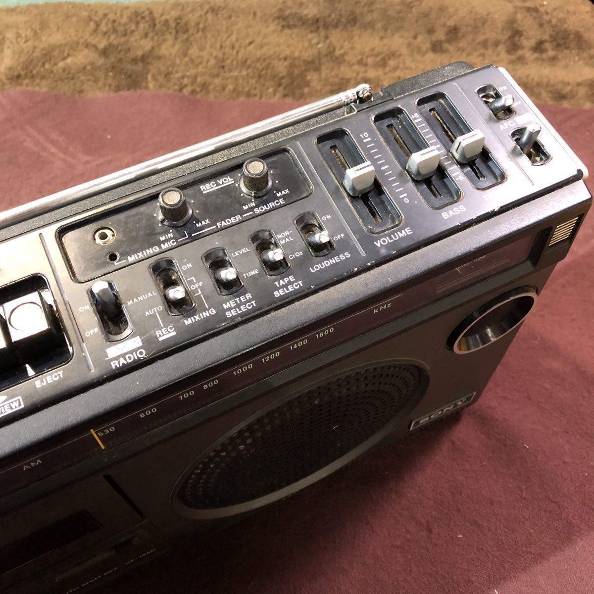 CF-1980 SONY Sony Cassette Radio ⁄ Tested FM⁄AM CF1980 Recorder 