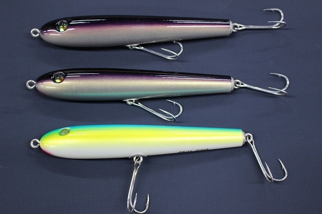 ☆ZEAL 2003 TERROR（テラー） 90 5/8OZ ルアー グリーン、パープル×2